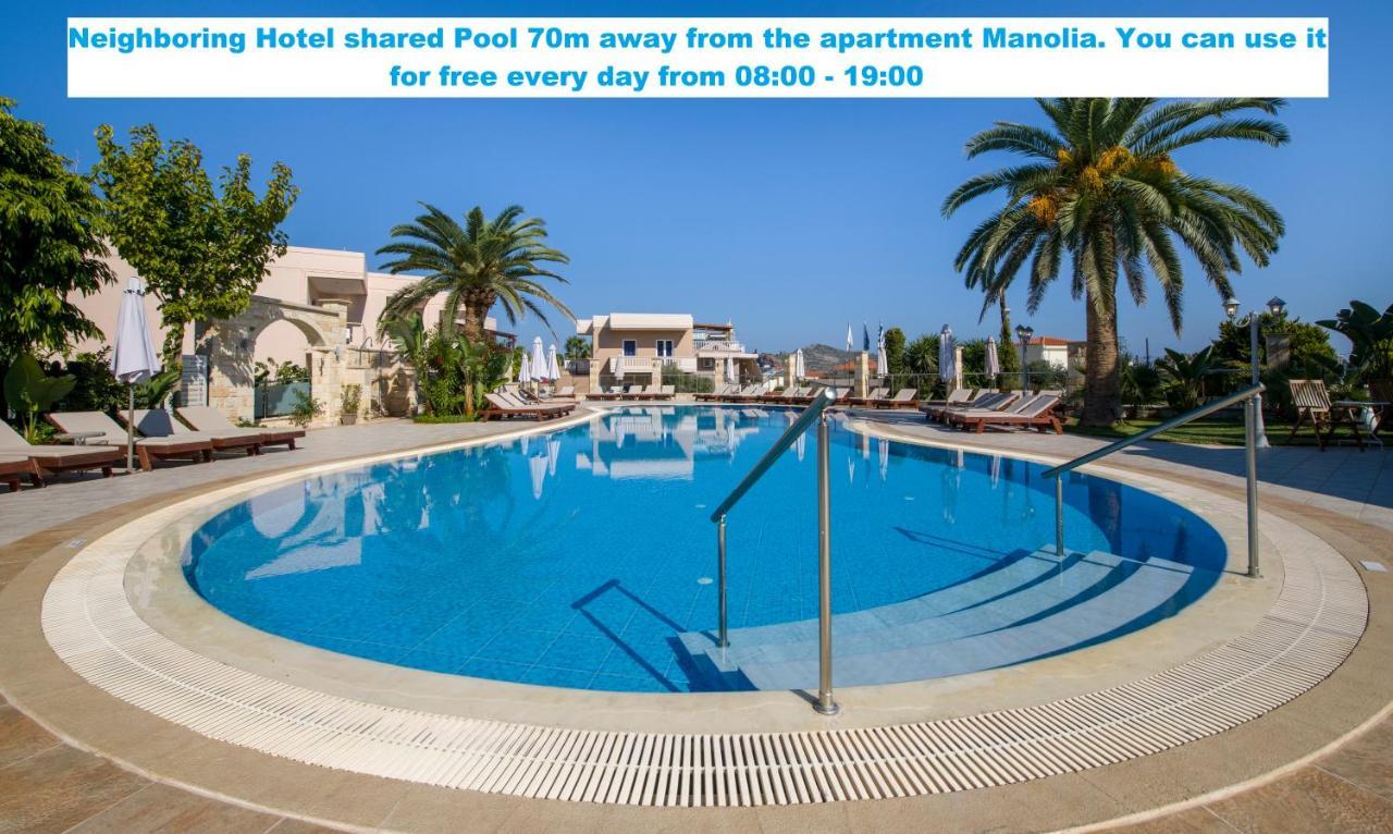 Manolia Dream Apartment 30M To The Beach Agia Marina المظهر الخارجي الصورة