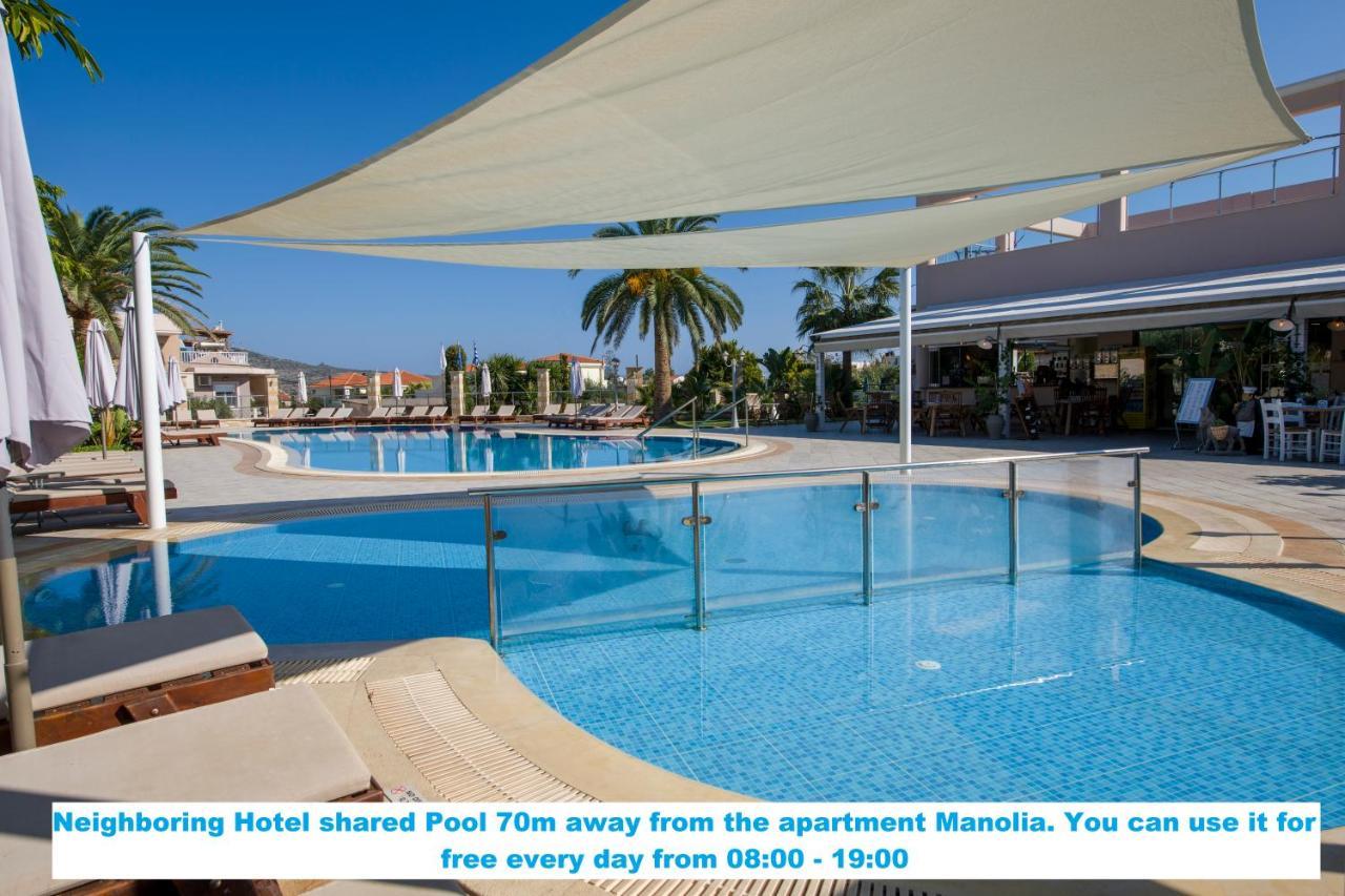 Manolia Dream Apartment 30M To The Beach Agia Marina المظهر الخارجي الصورة